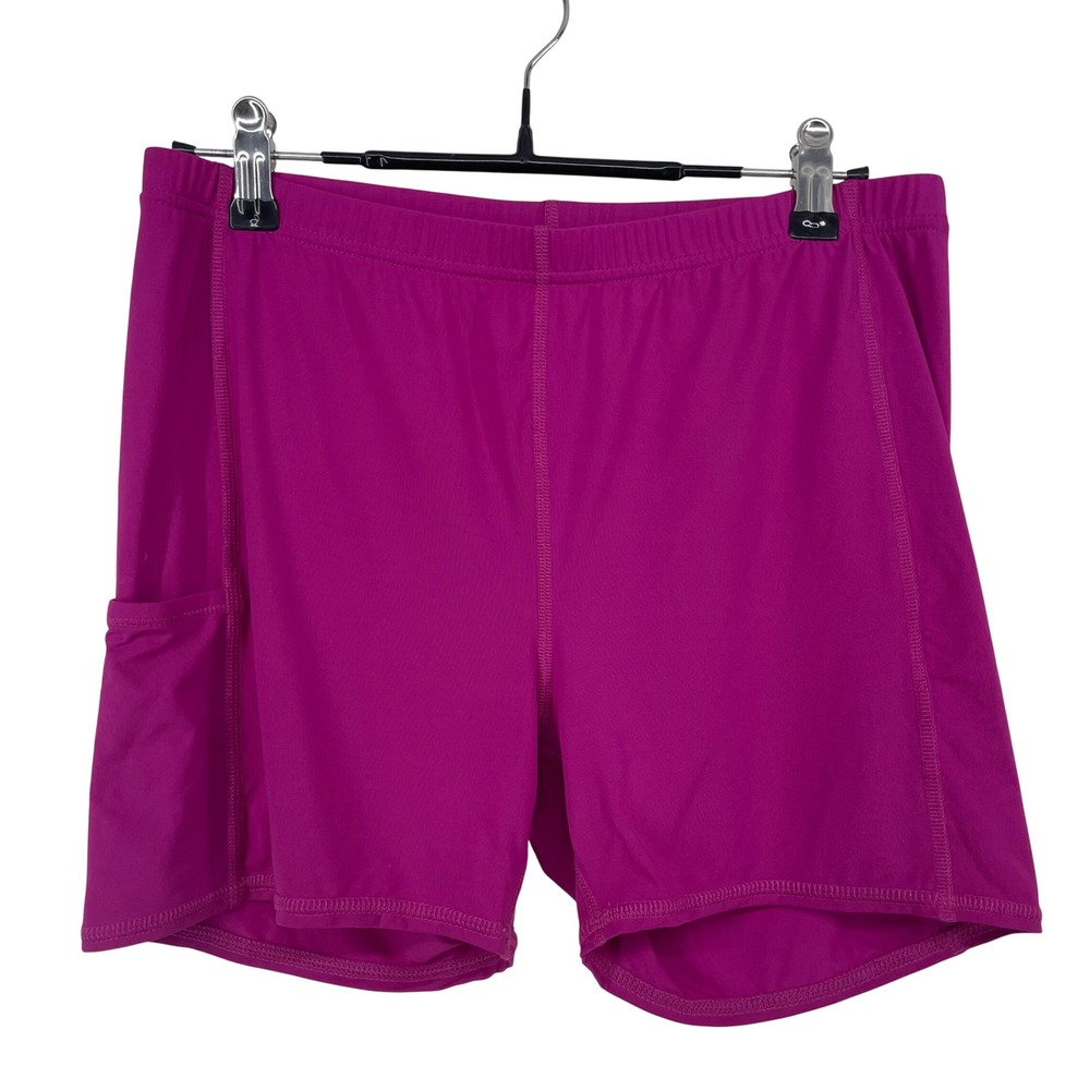 Lilly Pulitzer Size Medium Meryl Luxletic Shorts Pink Pockets Activewear Women